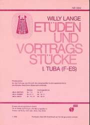 Etüden und Vortragsstücke für Tuba I - Willy Lange