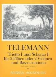 Trietto Nr.1 TWV42-G2  und  Scherzo Nr.1 - Georg Philipp Telemann