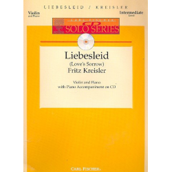Liebesleid (+CD) : for violin and piano - Fritz Kreisler