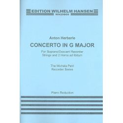 Concerto G major : for descant -Anton Heberle