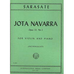 Jota navarra op.22,2 : - Pablo de Sarasate
