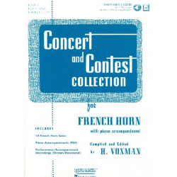 Concert and Contest Collection for F Horn - Book with Audio-Online - Diverse / Arr. Himie Voxman