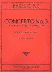 Concerto A major no.3 for cello, - Carl Philipp Emanuel Bach