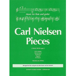 5 Piano Pieces : für Flöte und -Carl Nielsen