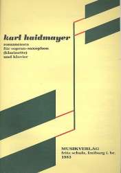 Romanesca f - für Sopran-Saxophon - Karl Haidmayer