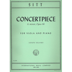 Concert Piece g minor op.46 : - Hans Sitt