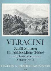 12 Sonaten Band (Nr.10-12) - - Francesco Maria Veracini