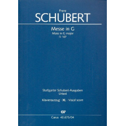 Messe G-Dur D167 : -Franz Schubert