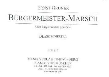 Bürgermeister-Marsch - Ernst Gruner