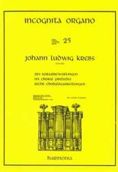 6 Choralbearbeitungen : für Orgel - Johann Ludwig Krebs
