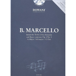 Sonate G-Dur op.2,5 (+CD) : - Benedetto Marcello