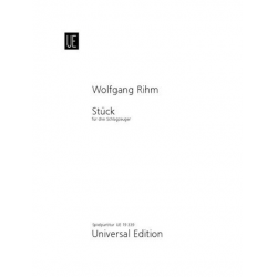 Stück - Wolfgang Rihm
