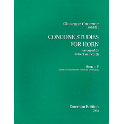 Studies : for horn in F - Giuseppe Concone