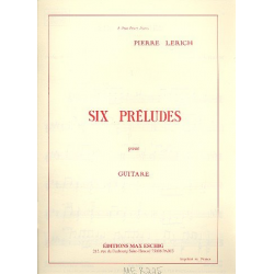 6 préludes : pour guitare - Pierre Lerich