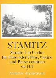 Sonate G-Dur op.14,1 - für Flöte - Carl Stamitz