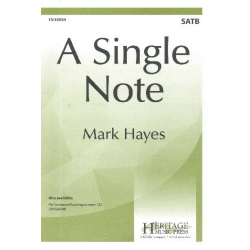A single Note - - Mark Hayes
