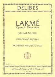 Lakmé : vocal score (fr/en) - Leo Delibes
