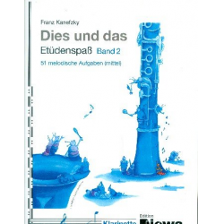 DW1047 Dies und das - Etüdenspaß Band 2 für Klarinette - Franz Kanefzky