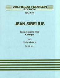 Laetare anima mea cantique op.77,1 : für - Jean Sibelius
