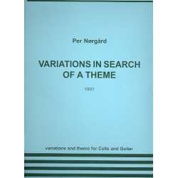 Variations in Search of a theme - - Per Norgard