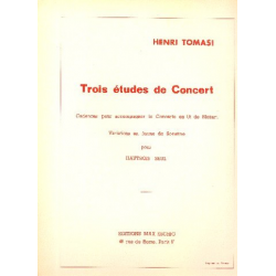 3 Études de concert : - Henri Tomasi