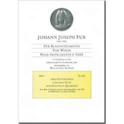 2 Ouvertüren und eine Suite - - Johann Joseph Fux / Arr. Klaus Winkler