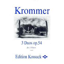 3 Duos op.54 : für 2 Flöten - Franz Krommer