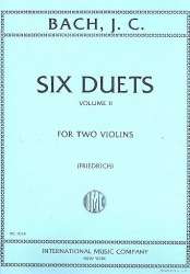 6 Duets vol.2 . for 2 violins - Johann Christian Bach