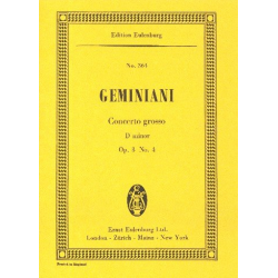Concerto grosso d-Moll op. 3/4 - Francesco Geminiani