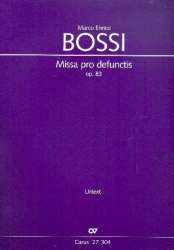 Missa pro defunctis op.83 - - Marco Enrico Bossi