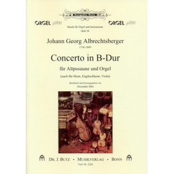 Konzert B-Dur für Altposaune und Streicher : -Johann Georg Albrechtsberger