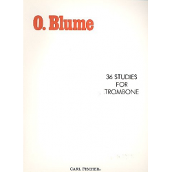 36 Studies : for trombone - Oskar Blume