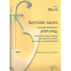 Servicio sacro : for bariton, mixed chorus - Ernest Bloch