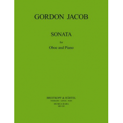 Sonata : for oboe and piano - Gordon Jacob