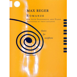 Romanze - für Altsaxophon und Klavier - Max Reger