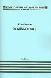 20 Miniaturen : für Klavier (1954) - Ernst Krenek