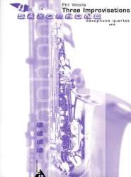 3 Improvisations - for 4 saxophones - Phil Woods