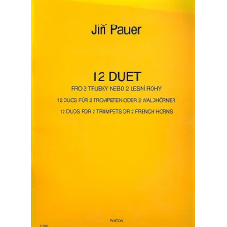 12 Duos : für 2 Trompeten oder Hörner - Jiri Pauer