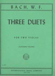 3 Duets : for 2 violas - Wilhelm Friedemann Bach
