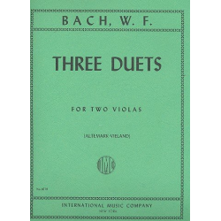 3 Duets : for 2 violas - Wilhelm Friedemann Bach