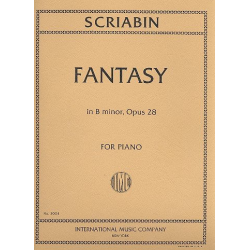Fantasy in b minor op.28 : for piano - Alexander Skrjabin / Scriabin