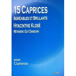 15 Caprices agrábles et brillants - -Hyacinte Eleonore Klosé