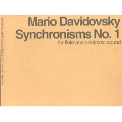 Synchronisms no.1 (+CD) - - Mario Davidovsky