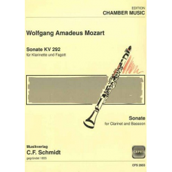 Sonate KV 292 Klarinette und Fagott : Stimmen - Wolfgang Amadeus Mozart