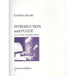 Introduction and Fugue : for piccolo, - Gordon Jacob