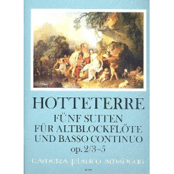 5 Suiten op.2 Band 2 (Nr.3-5) - - Jacques-Martin Hotteterre ("Le Romain")
