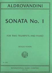 Sonata no.1 : for 2 trumpets - Giuseppe Aldrovandini