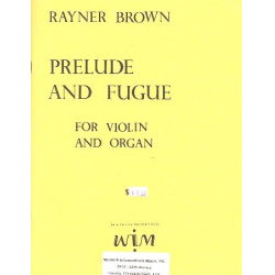 Prelude and Fugue : - Rayner Brown