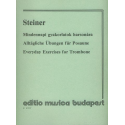Alltägliche Übungen : für Posaune - Ferenc Steiner