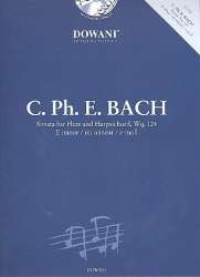 Sonate e-Moll Wq124 (+CD) : - Carl Philipp Emanuel Bach